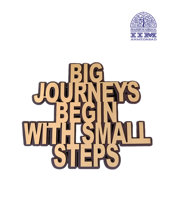 BIG JOURNEYS BEGIN - SMALL SIZE